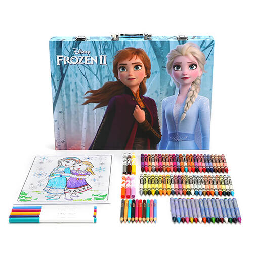 Crayola Frozen 2 Inspiration Art Case, 100 Art & Coloring Supplies, Gift  for Kids, Ages 5, 6, 7, 8