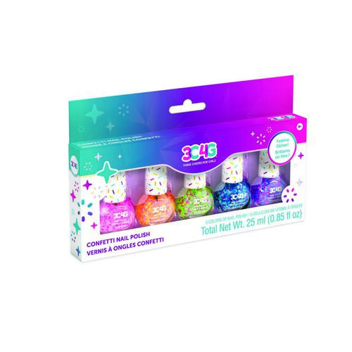 Make It Real Confetti Nail Polish 5Pk