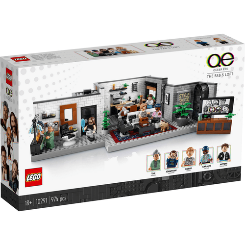 LEGO Queer Eye The Fab 5 Loft 10291