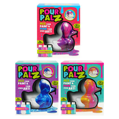Pour PalZ Large Paint Rubber Duck - Assorted (1 Pc)