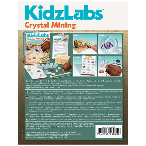 4M KidzLabs Crystal Mining