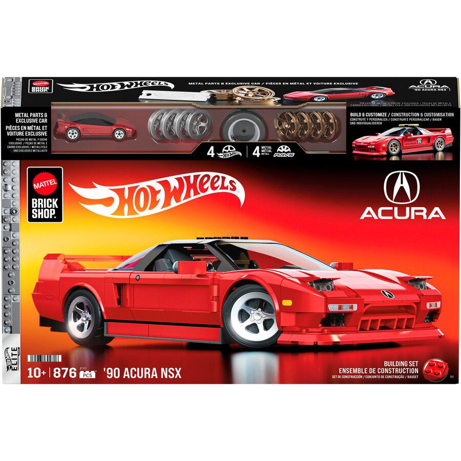 Mattel Brickshop Hot Wheels Racer Elite Acura | Toys”R”Us – Singapore