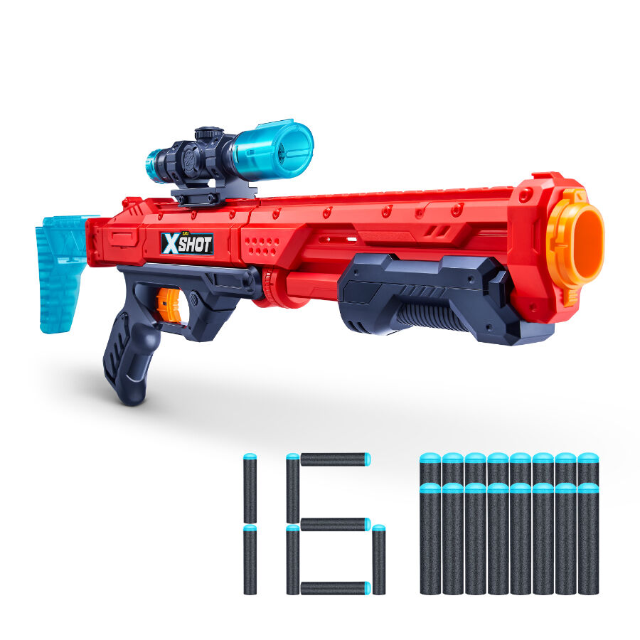 X-Shot Excel Hawk Eye Blaster 16 Darts | Toys”R”Us – Singapore