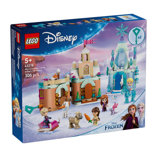 LEGO Disney Frozen Mini Arendelle Castle & Elsa&rsquo;s Ice Palace 43278