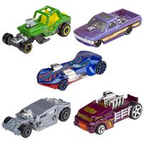 Hot Wheels Cars, 5-Pack Of Die-Cast Toy Cars Or Trucks In 1:64 Scale