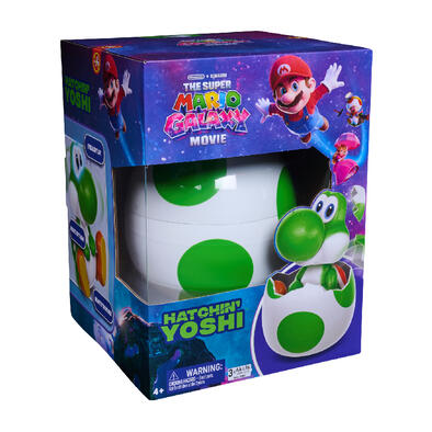 (Pre-Order) The Super Mario Galaxy Movie Interactive Yoshi Egg Action Figure (Estimated Early April 2026)