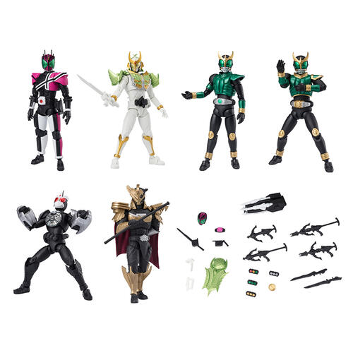 Bandai Shodo Double Cross Kamen Rider Figure - Assorted