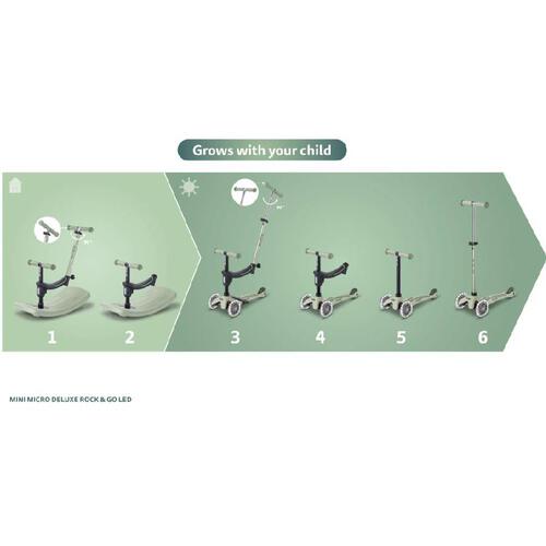 Micro Mini Deluxe Rock & Go LED - Olive Sage