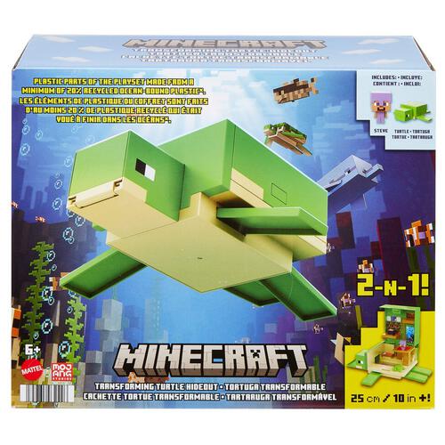Minecraft Transforming Turtle Case Playset