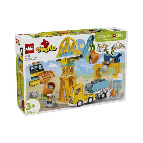  (Pre-Order) LEGO DUPLO Town 3 in 1 Construction Site and Vehicles 10476 (Estimated Early Jan 2026)