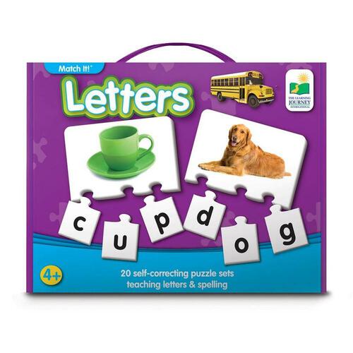 The Learning Journey Match It! Letters