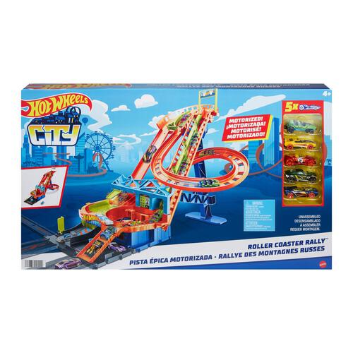 Hot Wheels City Roller Coaster Rally + 5dcc