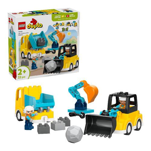 (Pre-Order) LEGO DUPLO Town 3 in 1 Construction Vehicles 10475 (Estimated Early Jan 2026)
