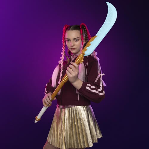 (Pre-order) NERF KPop Demon Hunters Mira's Curved Moon Sword (Expected End July 2026)