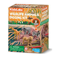 4M KidzLabs Wildlife Animals Digging Kit Blind Pack (1 Pc)