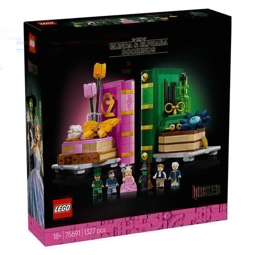 LEGO Wicked Glinda & Elphaba Bookends 75691