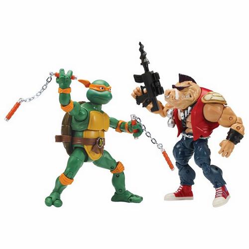 Teenage Mutant Ninja Turtles Mikey vs. Bebop 2 Pack