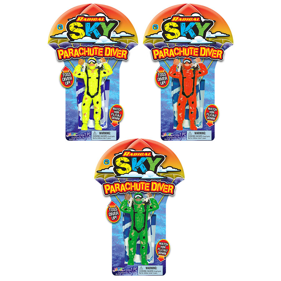 Ja-Ru Radical Sky Parachute Diver - Assorted | Toys”R”Us – Singapore