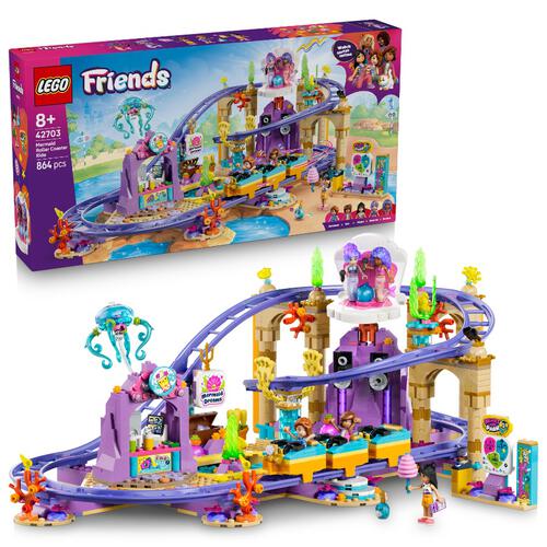 (Pre-order) LEGO Friends Mermaid Roller Coaster Ride (Estimated Early June 2026)