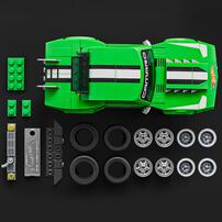 Mattel Brickshop Hot Wheels Racer Custom 68 Camaro (TGT)