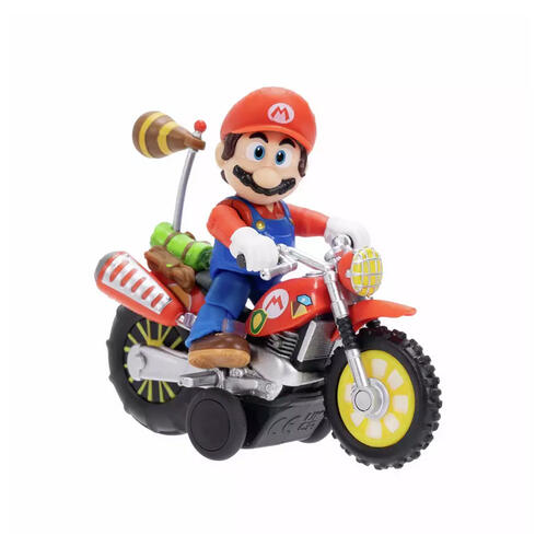 The Super Mario Galaxy Movie 2.5&rdquo; Figure With Pull Back Motorcycle - Assorted (1 Pc)