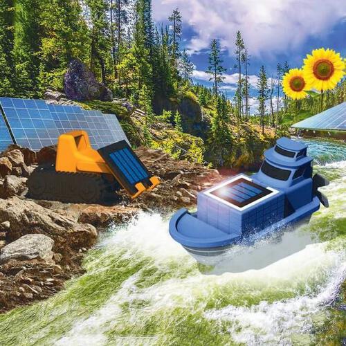 Discovery Mindblown Solar Land and Sea Rover