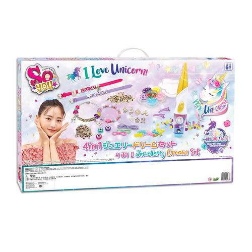 So you 4 in 1 Unicorn Jewellery