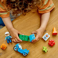 LEGO DUPLO Town Blue Police Motorcycle