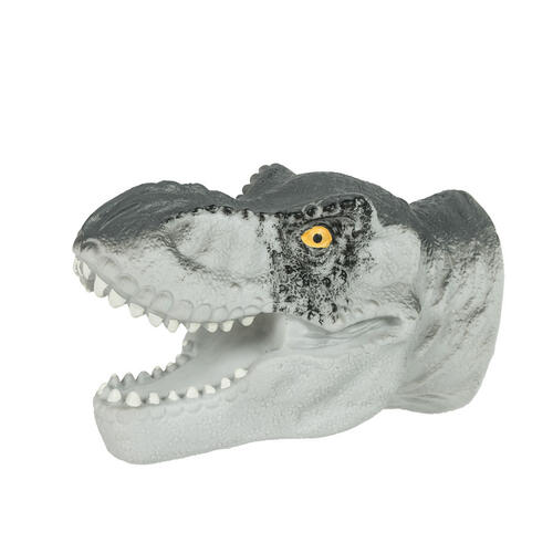 World Animal Collection Dino Puppet - Grey