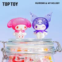 MY MELODY & KUROMI Ramune-style Mini Figure Series Blind Bag (1 Pcs)