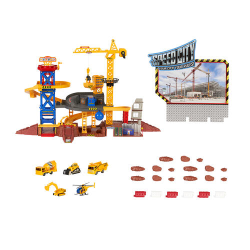 Speed City Construction Tower Crane Construction Set