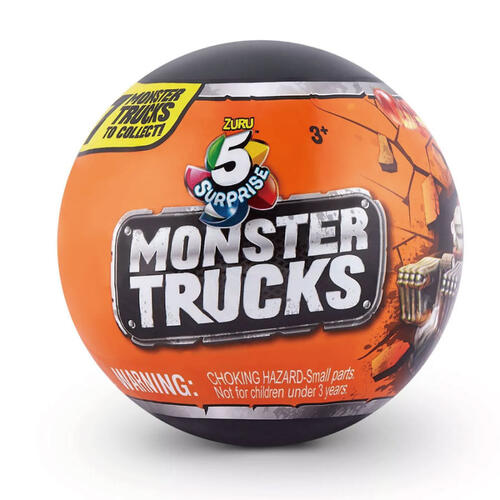 5 Surprise Monster Trucks - Assorted