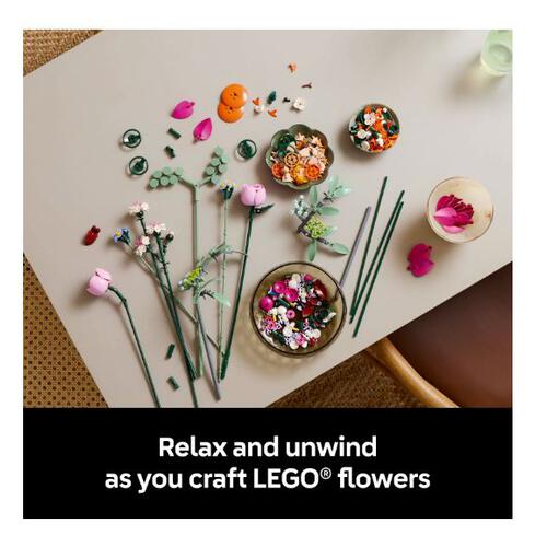 LEGO Botanical Pretty Pink Flower Bouquet 10342