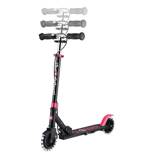 Globber Flow Element Junior Lights Black-Pink
