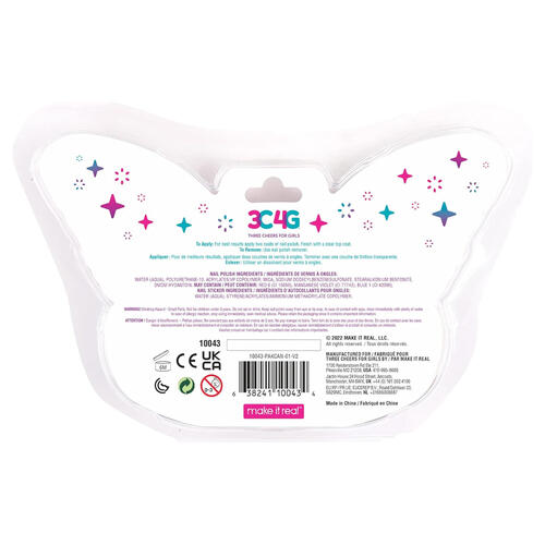 Make It Real 3C4G Butterfly Nail Polish Trio Pack