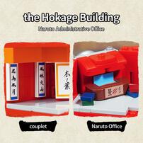 Qman Keeppley Naruto Hokage Ninja's Office Building