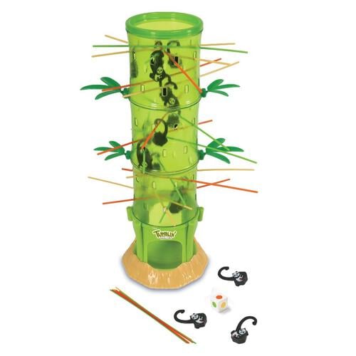 playpop Tumblin Pandas & Monkey Flip Family Game playset
