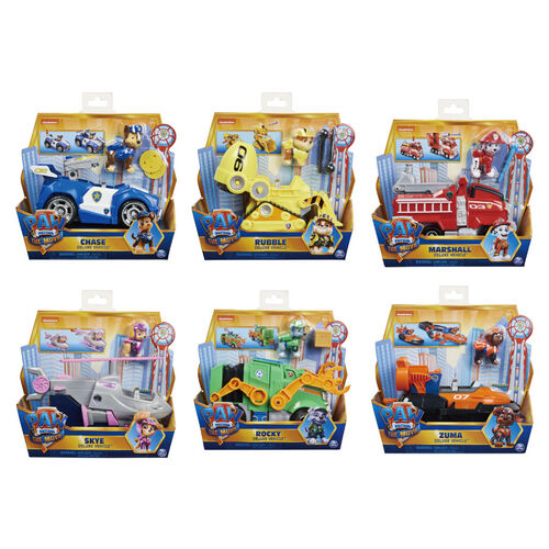 Paw Patrol The Movie Deluxe Vehicles - Assorted