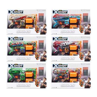 X- Shot Skins-Dread (12 darts)Color Assortment