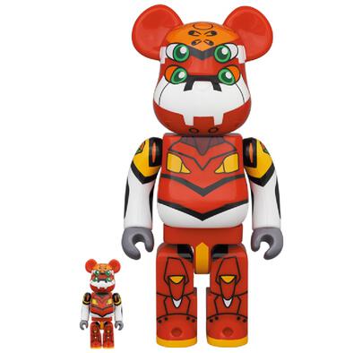 Bearbrick 100% & 400% Evangelion Unit 02 (Pre-Order)