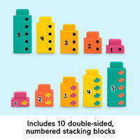 Fisher-Price Adding Alligator Educational Toy With 10 Stacking Blocks