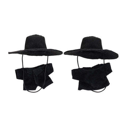 KPop Demon Hunters Flat Plush Ornament - Black Rope + Hat
