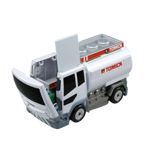 Tomica Transform Tank Truck Gas Station