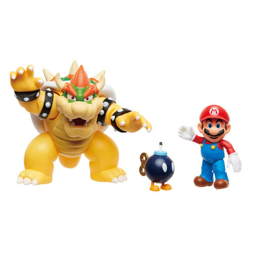 Nintendo Super Mario Mario Vs Bowser Diorama Set