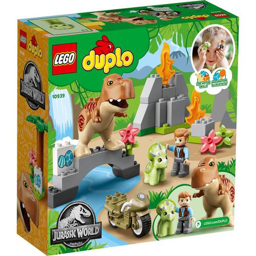 LEGO Duplo Jurassic World T. Rex And Triceratops Dinosaur Breakout 10939