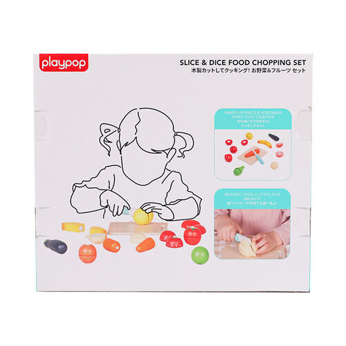 playpop Slice & Dice Food Chopping Set