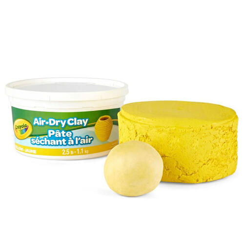 Crayola Air Dry Clay 2.5Lb - Yellow