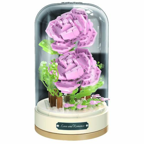 JAKI Pink Rose Music Box