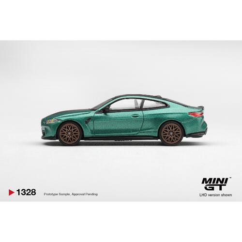 (Pre-order) Mini Gt Bmw M4 Cs Frozen Isle Of Man Green Metallic / Blister Packaging (Expected October 2026)