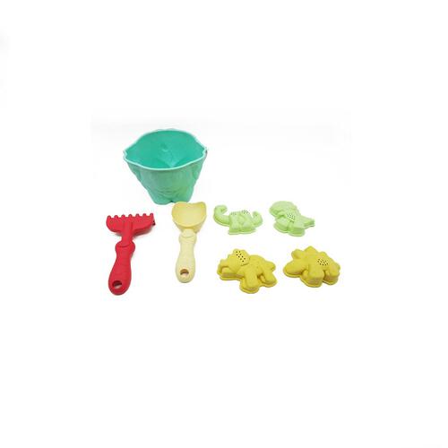 Tenglong Eco Dino Sand Toy Set 7 Pieces - Assorted